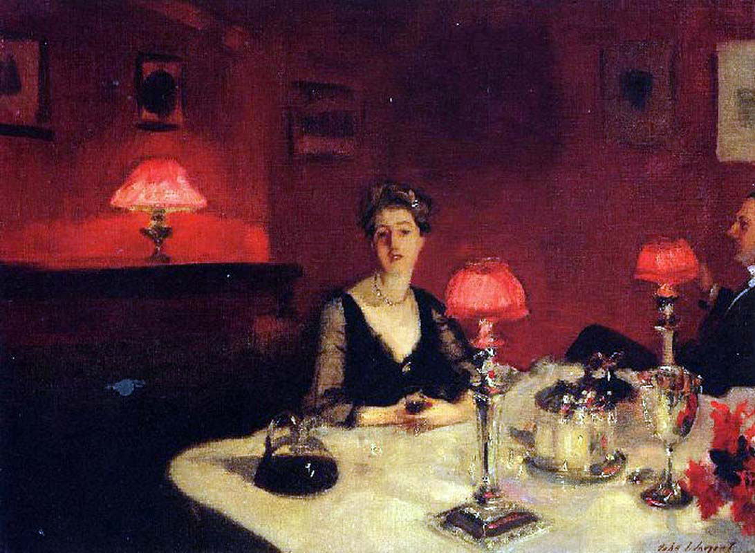 Dinner Table at Night
